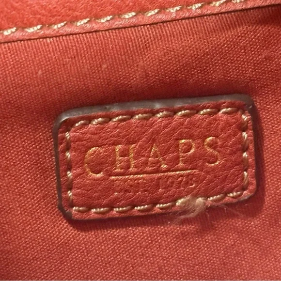 Chaps Red Hobo Bag - Picture 8 of 9